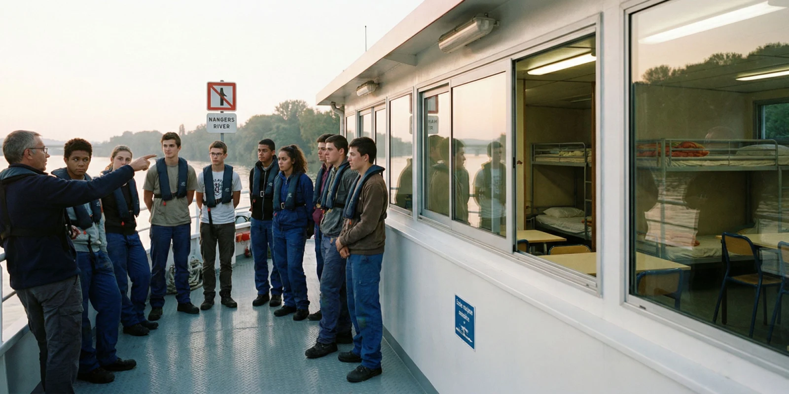 Journée Type en Bac Pro Transport Fluvial : Navigation, Cours et Vie à Bord
